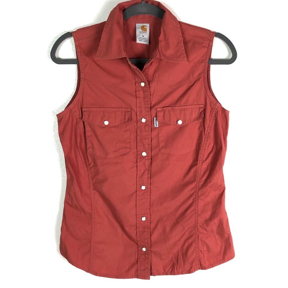 Carhartt Women’s Button Snap Vest Size Medium